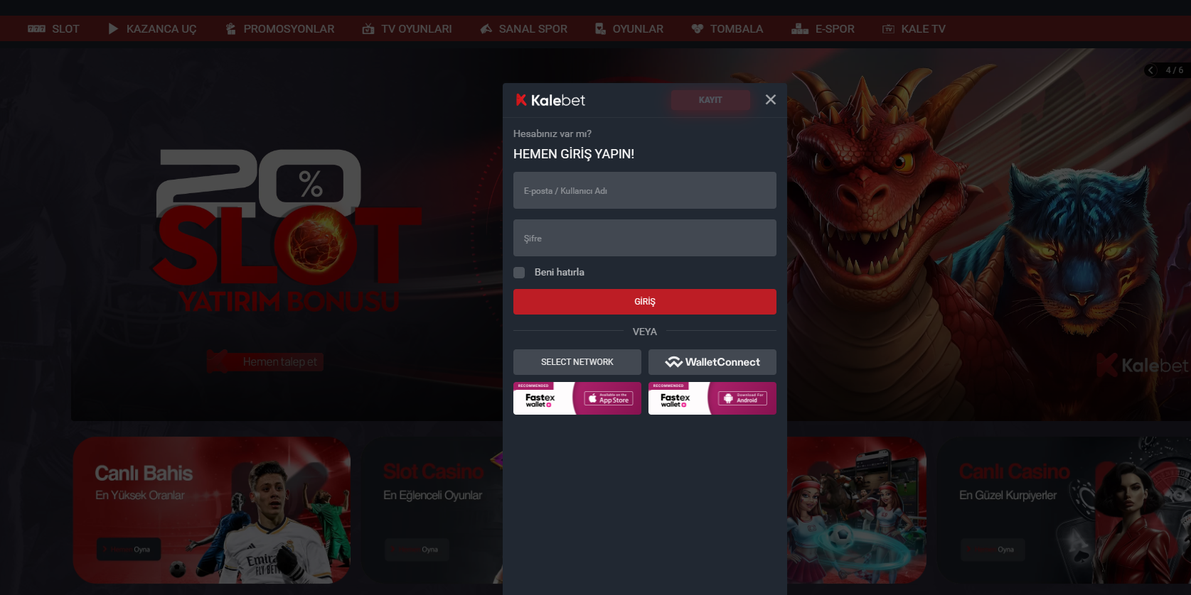 kalebet giriş